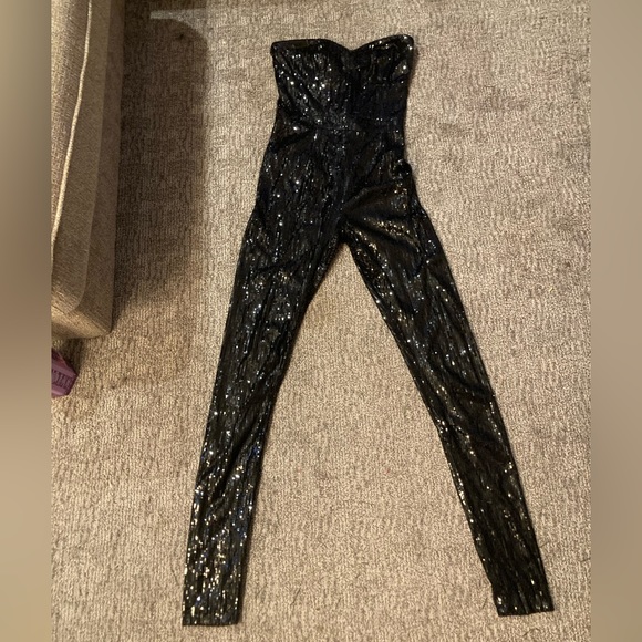 Sparkly Black Jumpsuit in Great Condition - Picture 1 of 3
